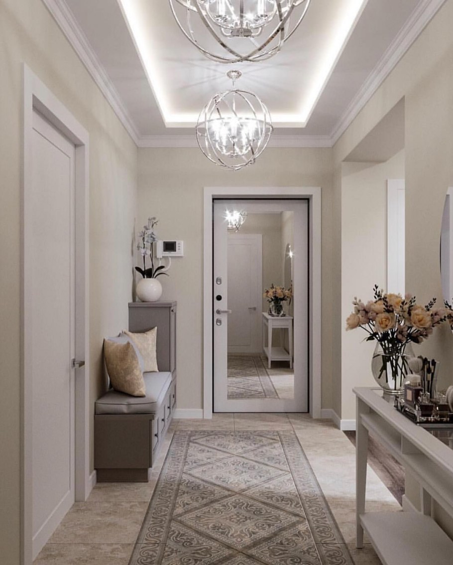 Прихожая в стиле современной классики