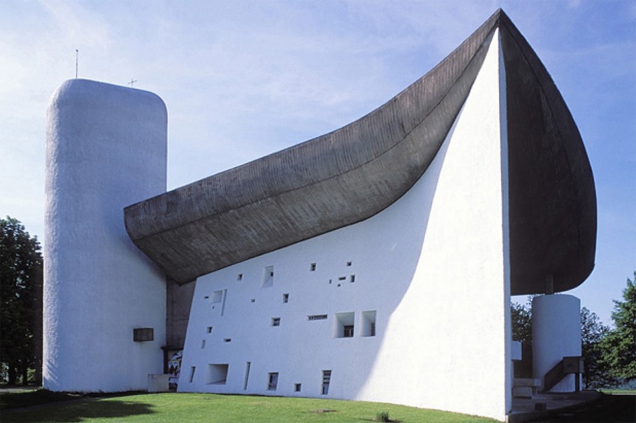 Ле Корбюзье. Капелла Нотр-дам-дю-о, 1950-е