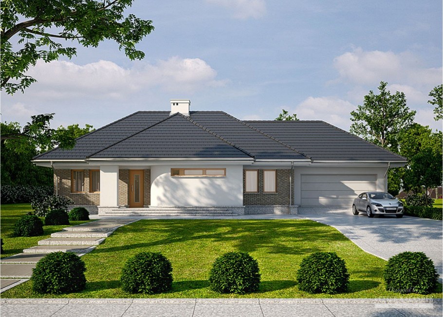 Z500 проекты одноэтажных с мансардой