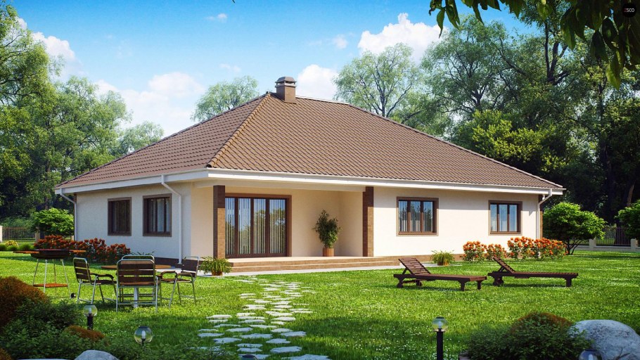 Одноэтажный дом z500