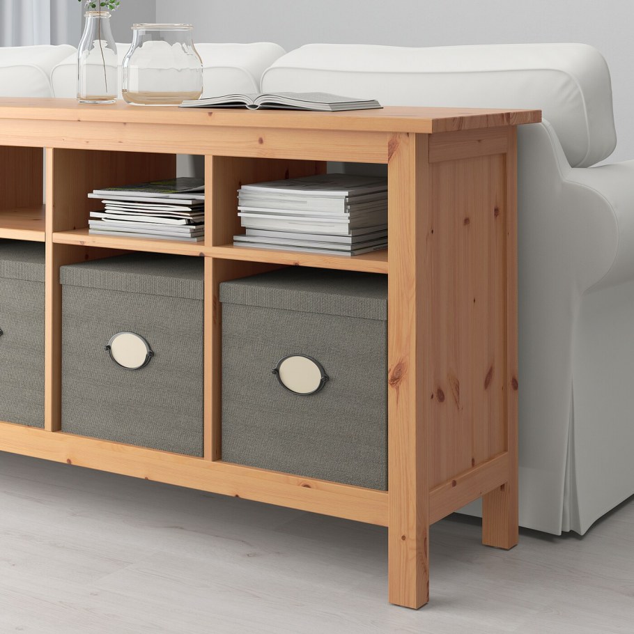 Hemnes ХЕМНЭС консольный стол, светло-коричневый157x40 см