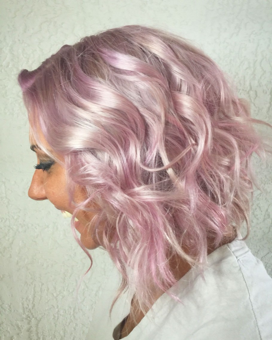 Пепельный с розовым оттенком