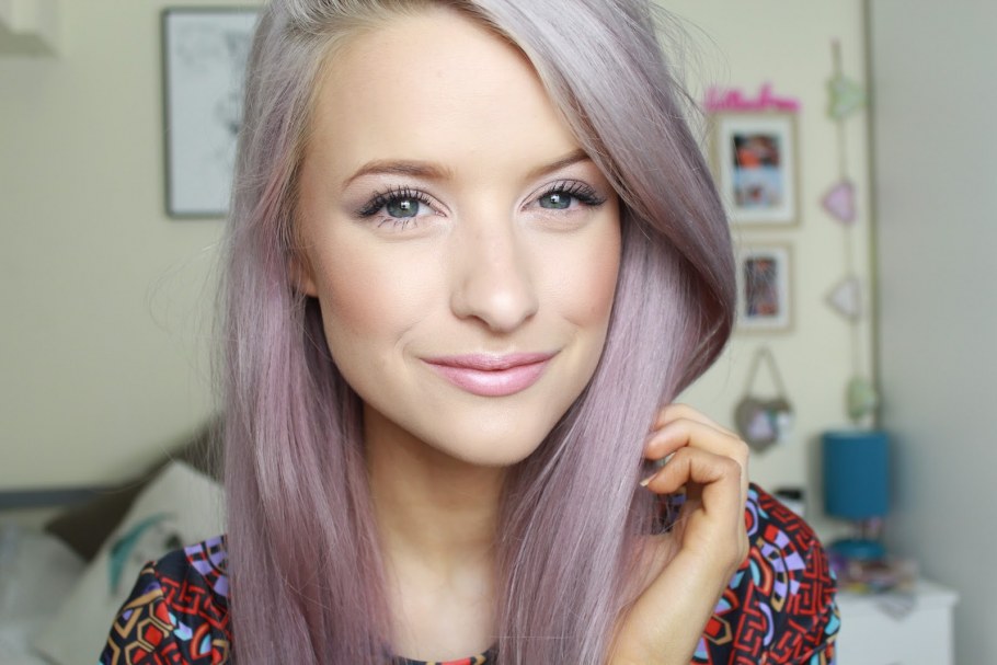 Перламутровый розовый цвет волос