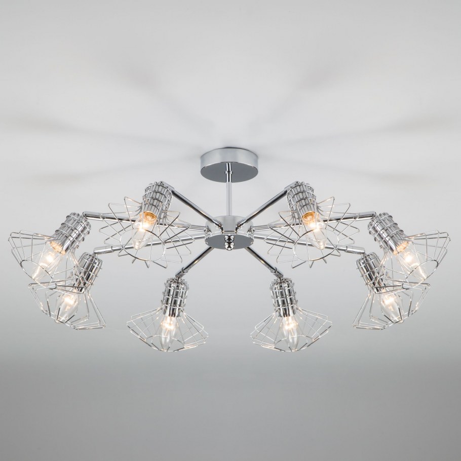 Потолочная люстра Eurosvet tranello 70108/8 хром