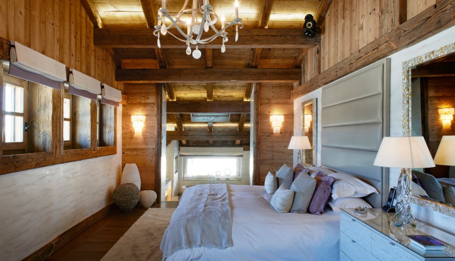 Дачный интерьер в стиле Шале