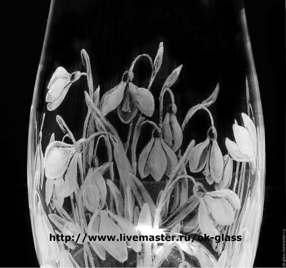 Ландыши гравировка