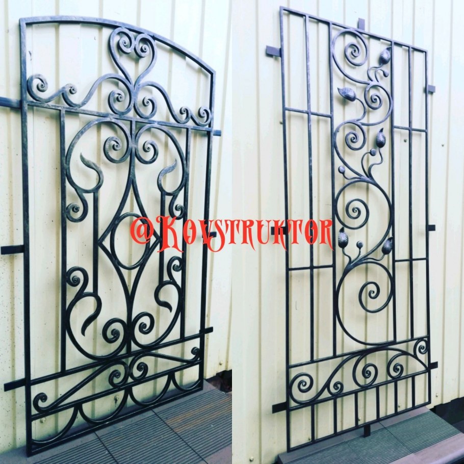 Кованое панно на ворота