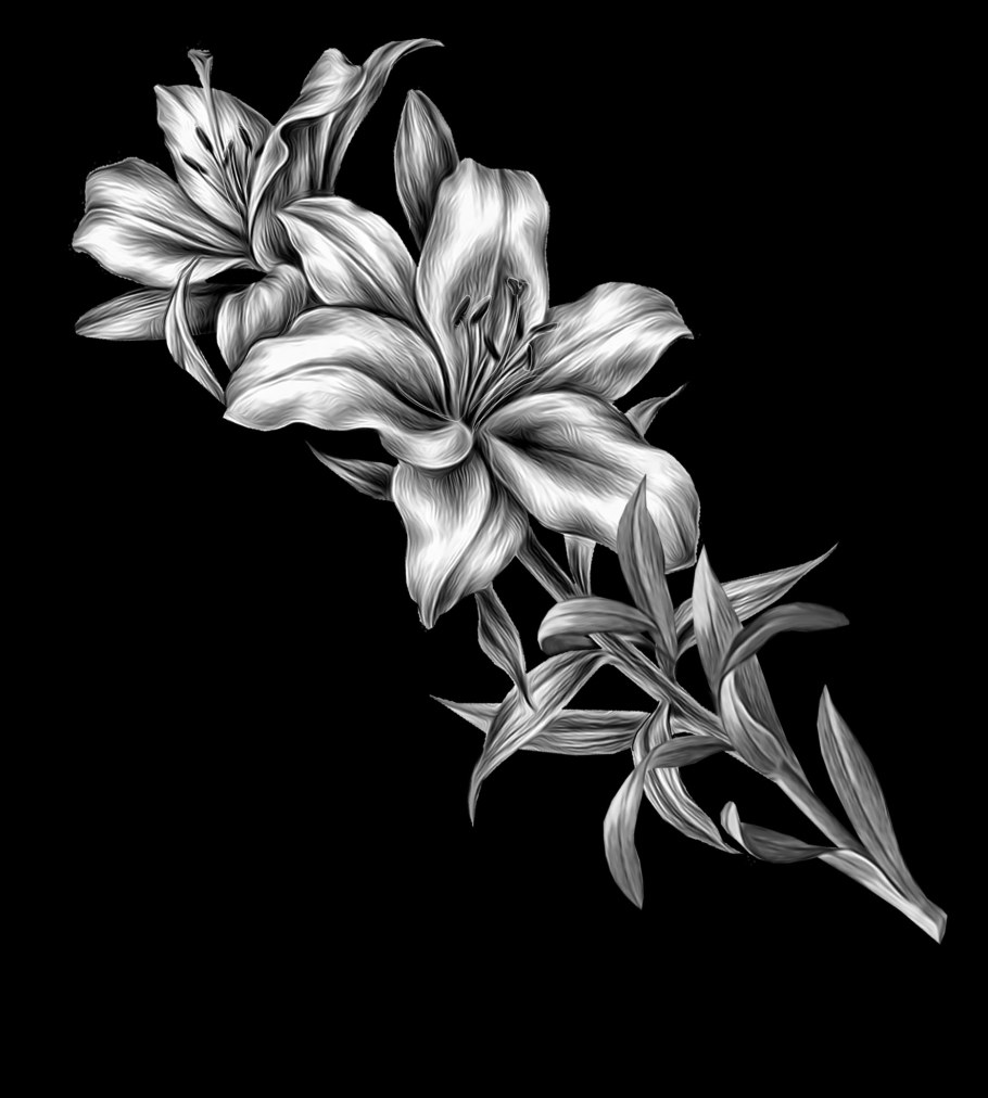 Цветы для гравировки