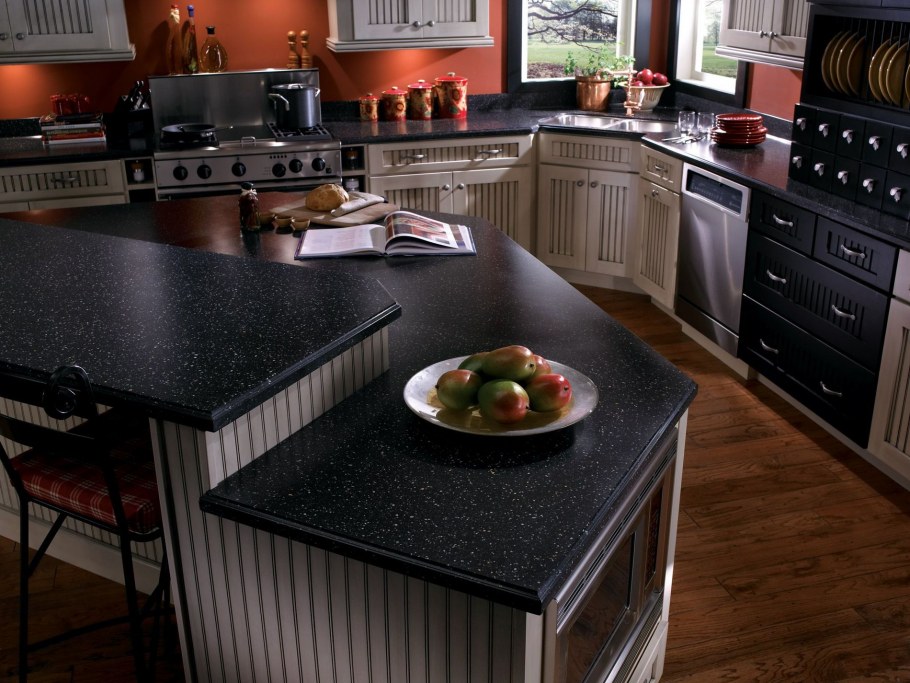 Dupont corian Black Quartz раковина