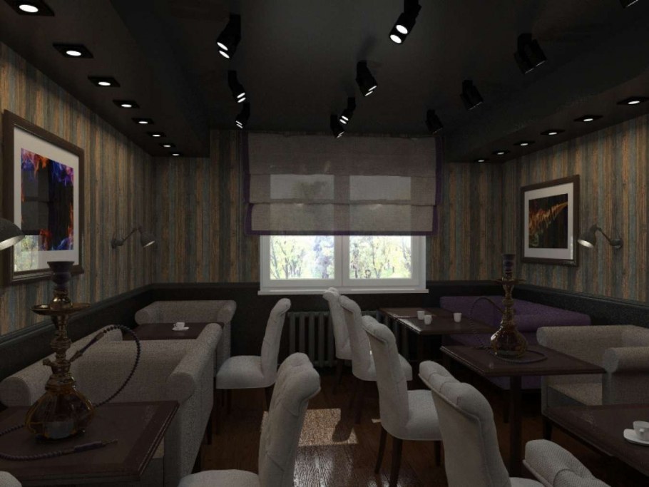 Кальянная интерьер