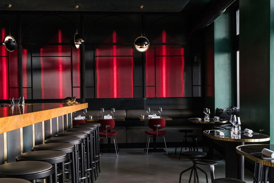 Кафе в стиле брутализм