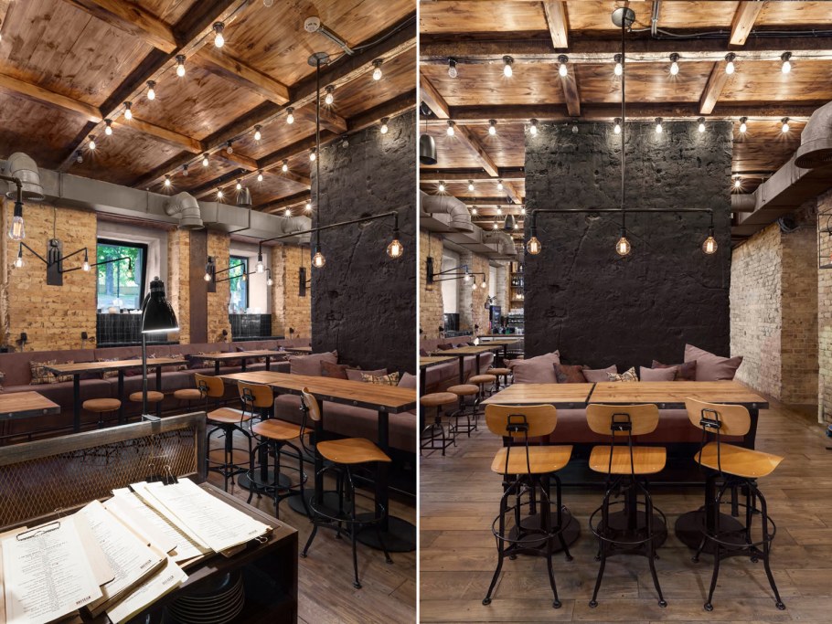 Интерьер ресторана лофт