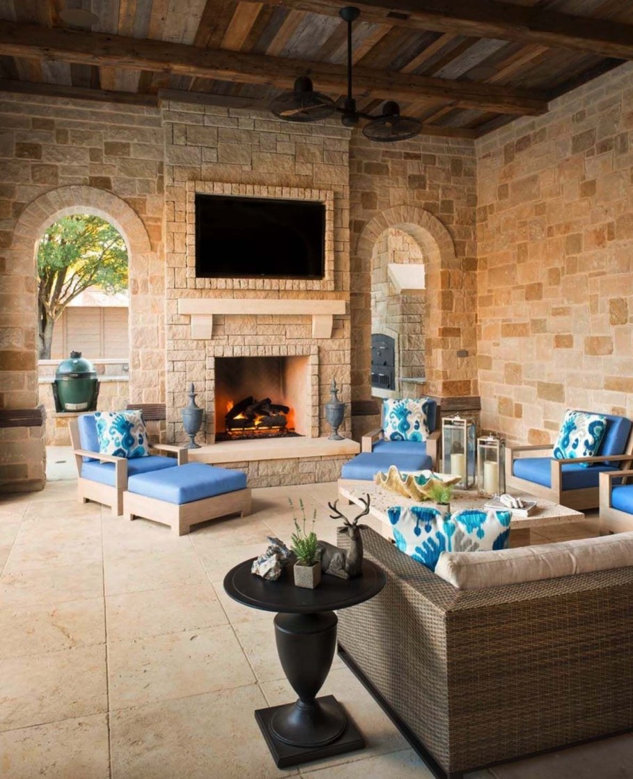 Средиземноморский стиль в интерьере Тосканский