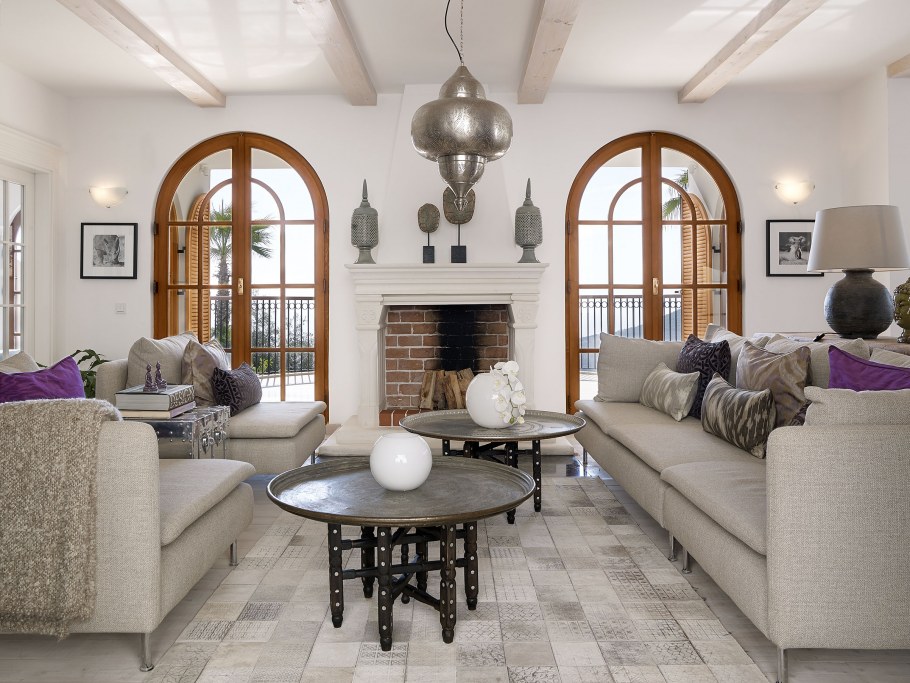 Этно вилла интерьер