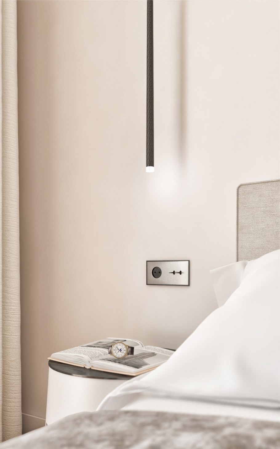 Выключатели в спальне