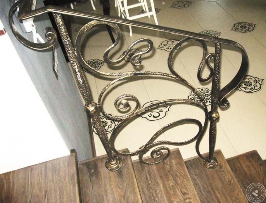 Кованые перила в стиле арт деко