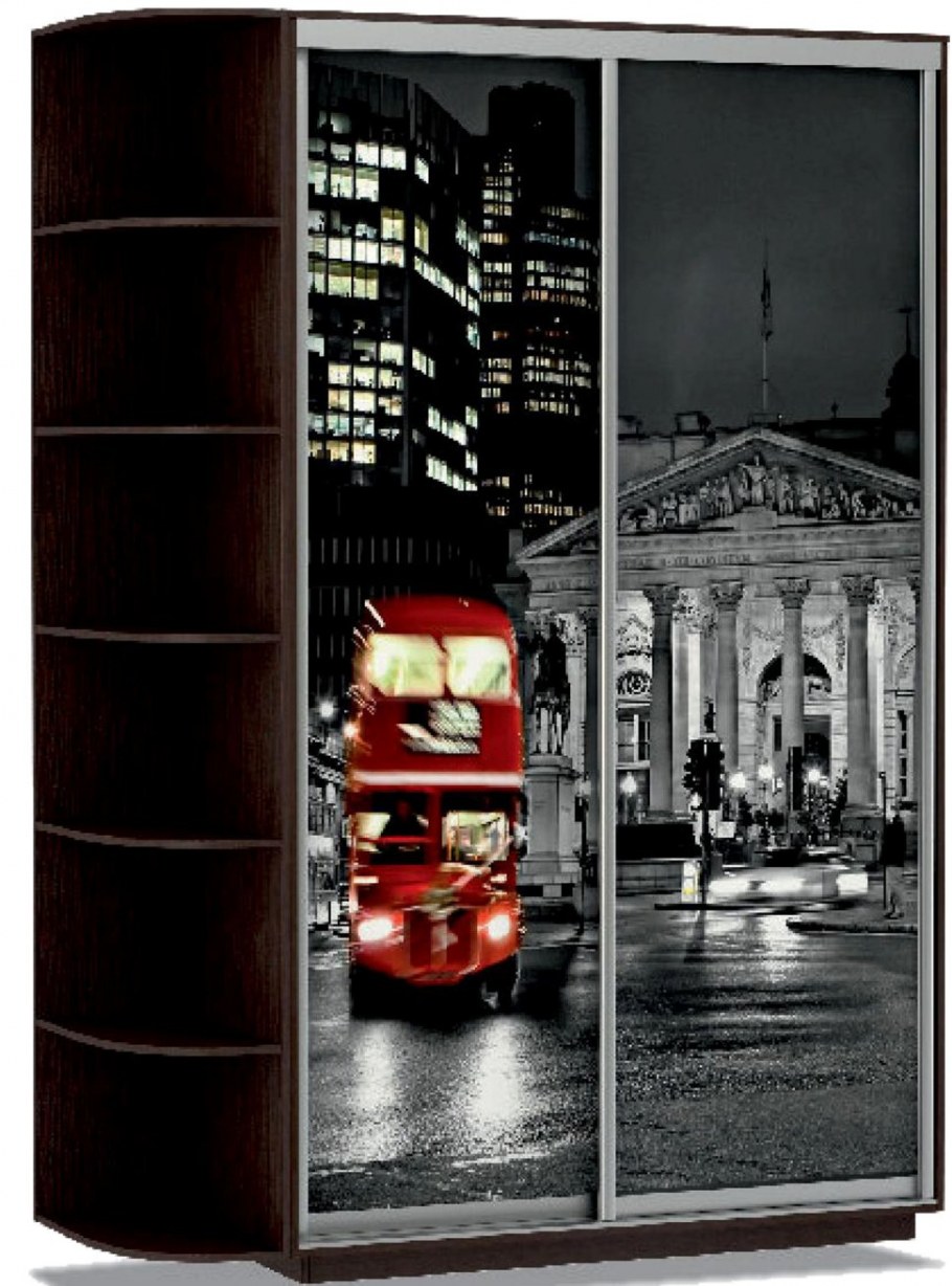 Шкаф-купе двухдверный Ника-1 с зеркалом