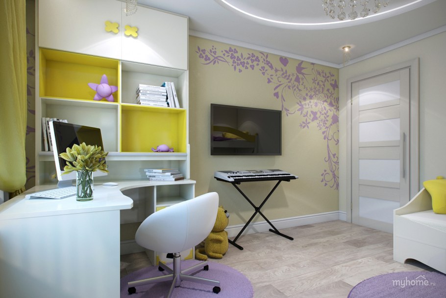 Семья в комнате