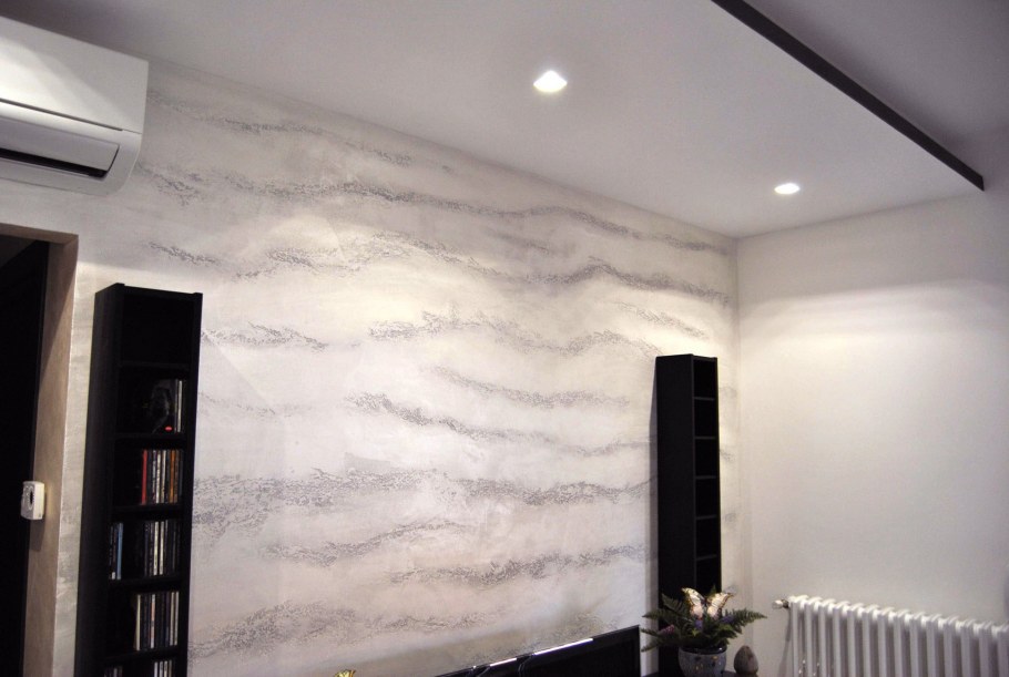 Венецианская штукатурка серая