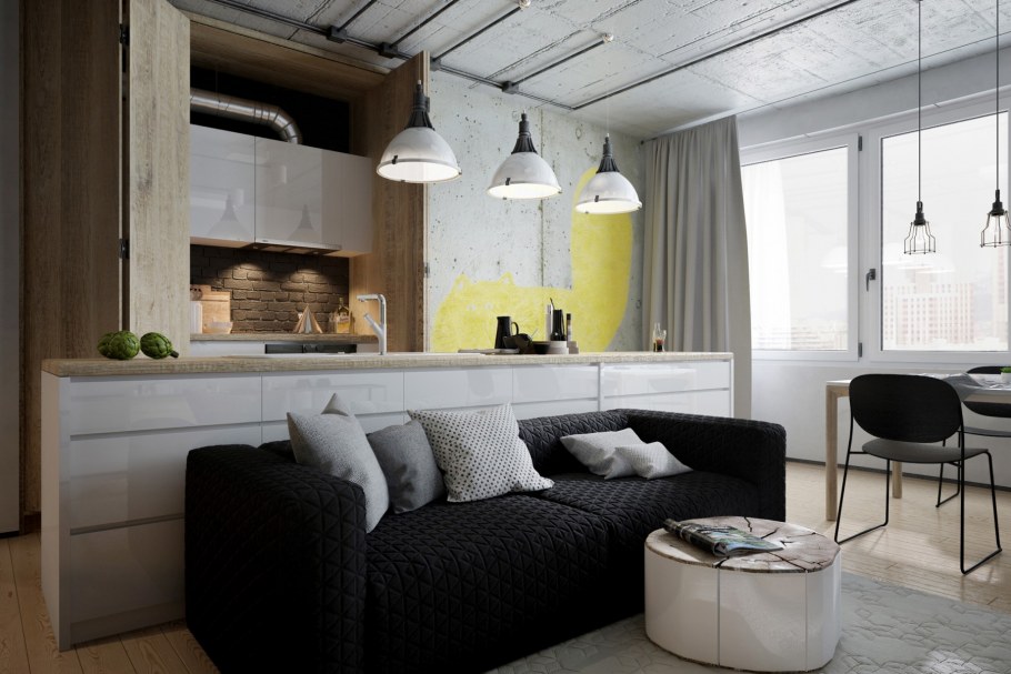 Интерьер обеденной зоны на кухне