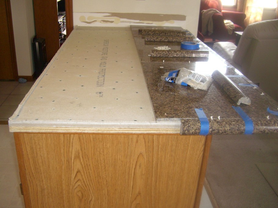 Самодельная столешница для кухни