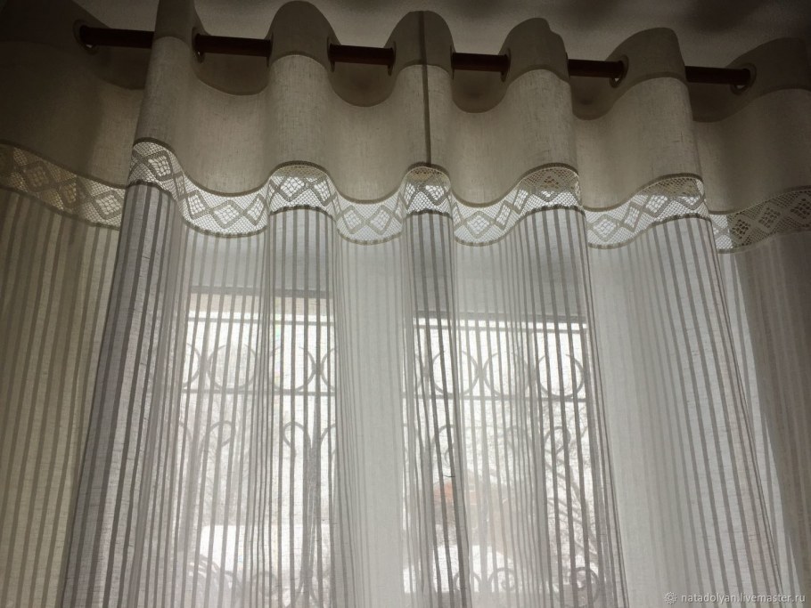 Тюль на люверсах