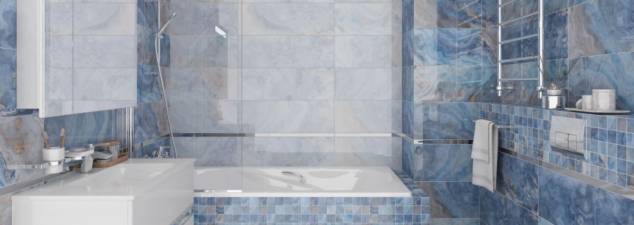 Плитка лапарет блюз голубая