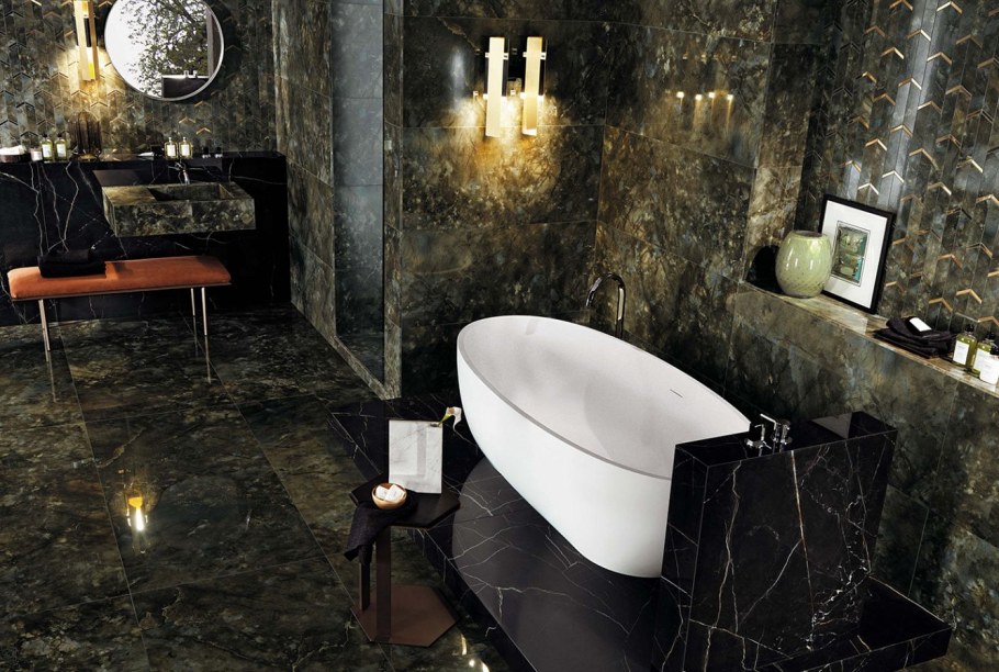 Керамогранит Atlas Concorde Marvel Dream Black Atlantis Lapp