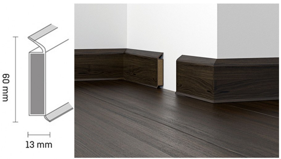 Плинтус ХДФ Dollken