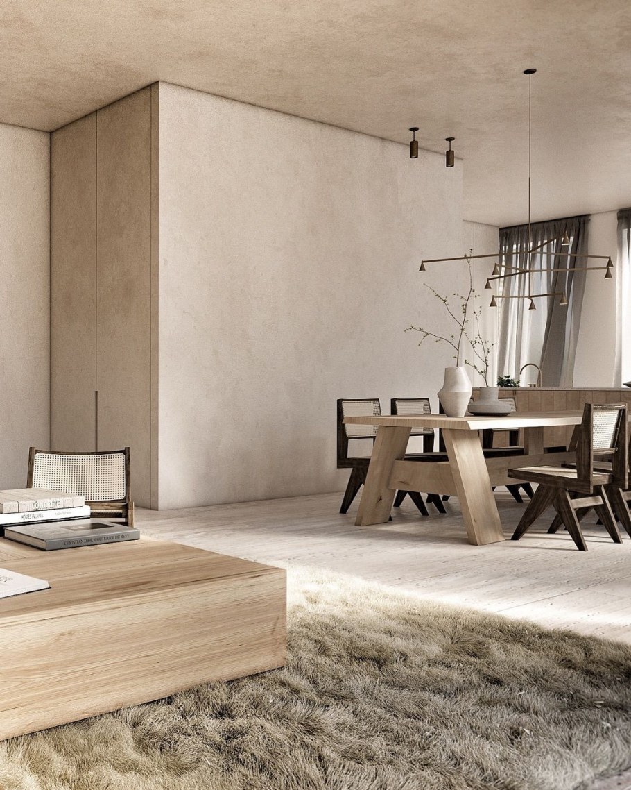 Светлая комната Минимализм