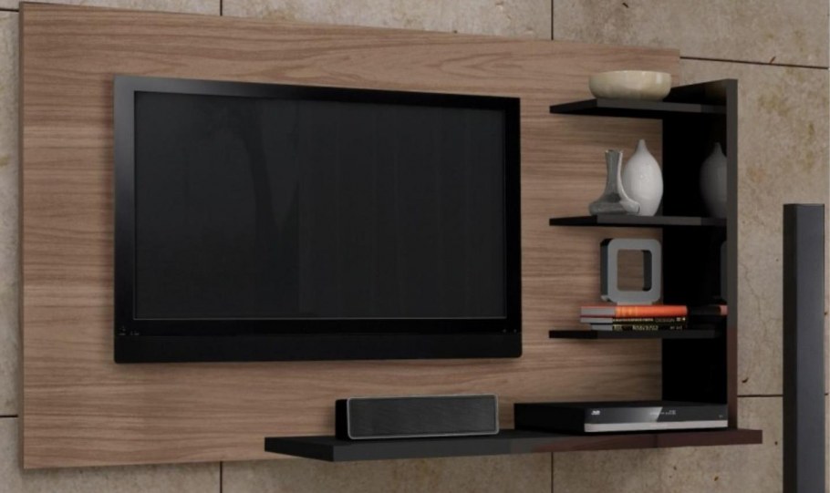 Настенная полка под телевизор