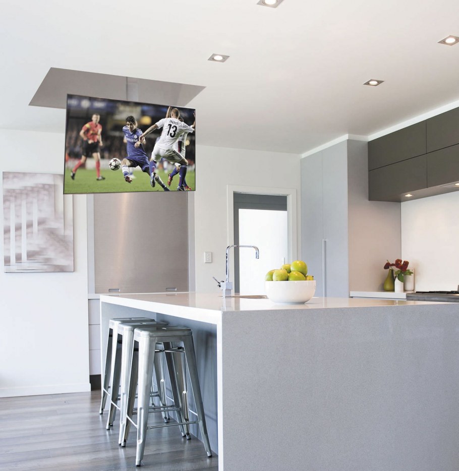 Кронштейн для телевизора потолочный Uniteki lcd2101 (белый)