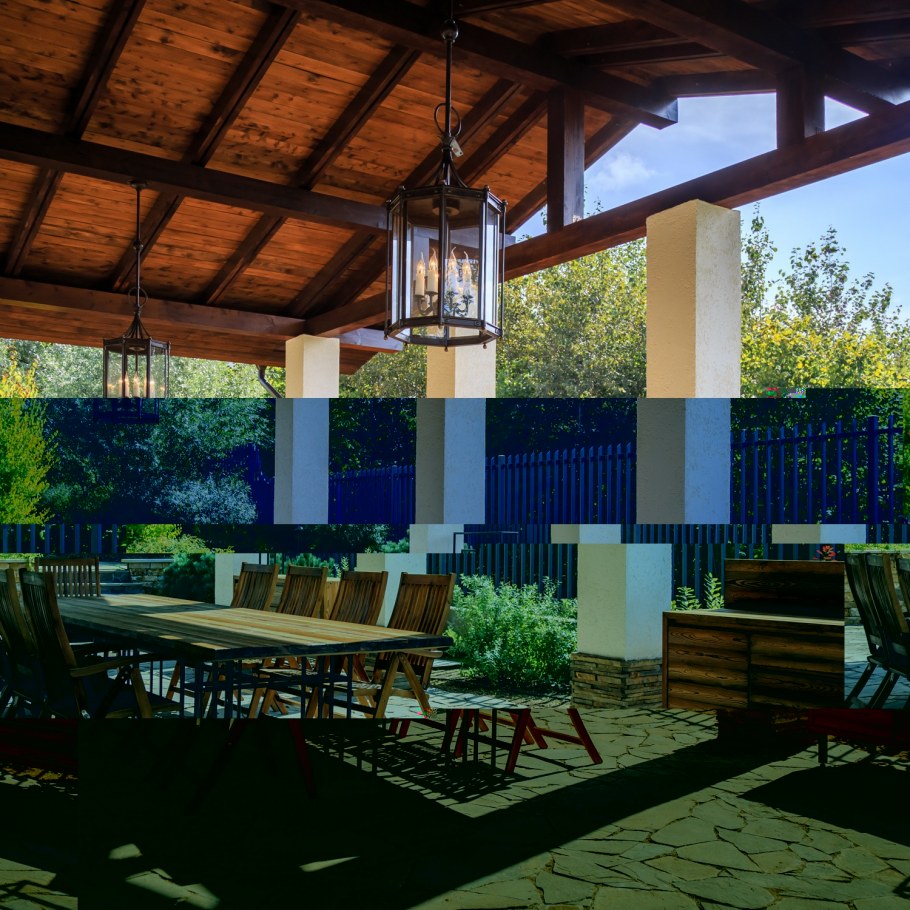 Веранда под навесом