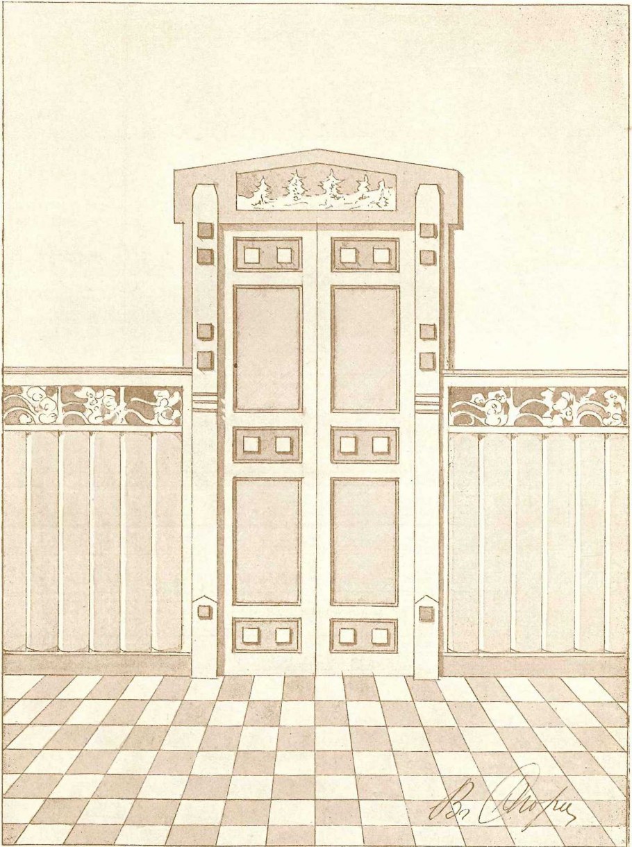 Арочная Готическая дверь