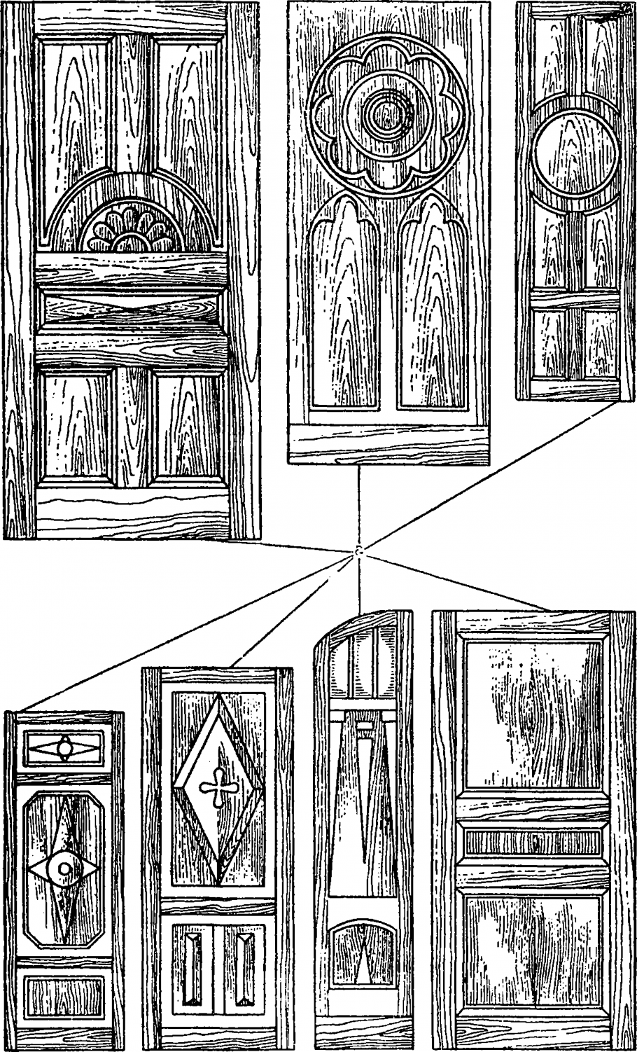 Готический шкаф