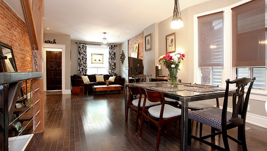 Дизайн квартиры с темным ламинатом фото