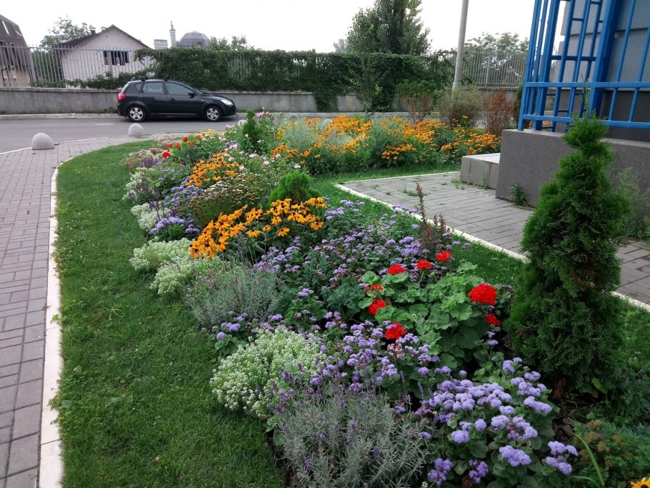 Многоуровневые клумбы для цветов