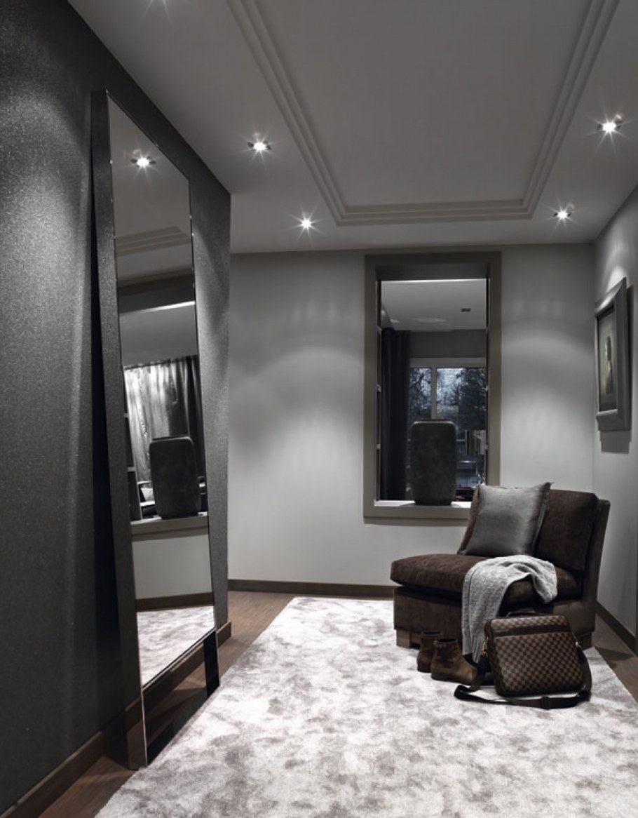 Комната в серо коричневых тонах