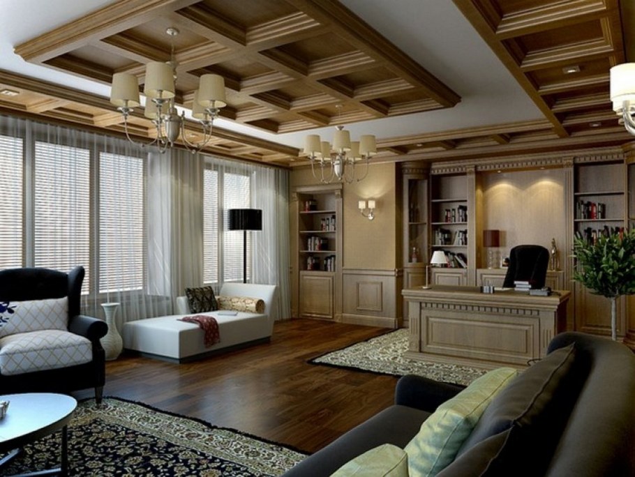 Кессонный потолок Модерн