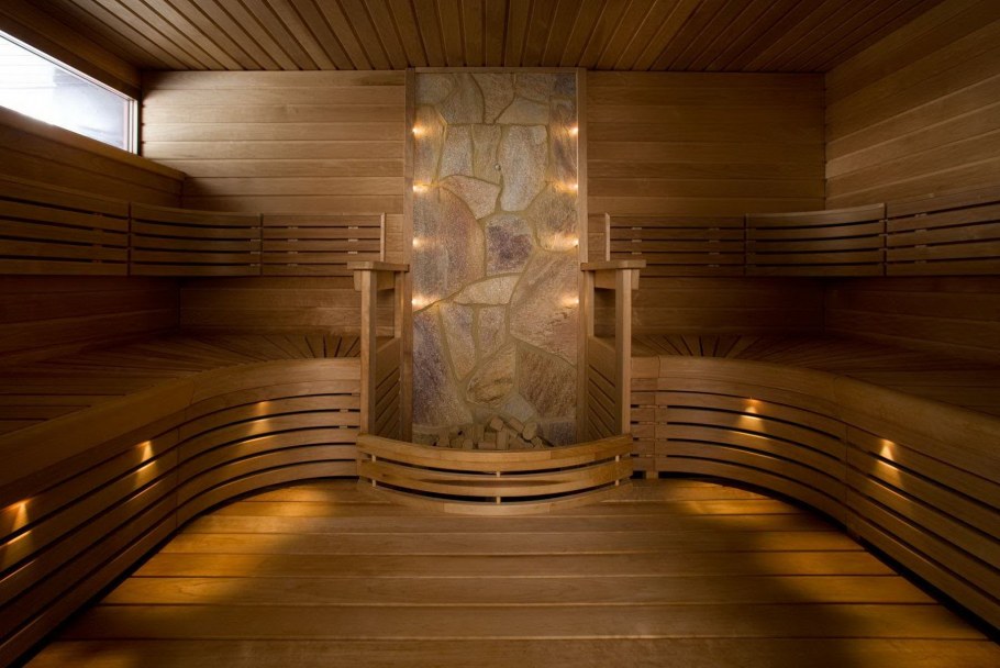 Шикарная отделка бани