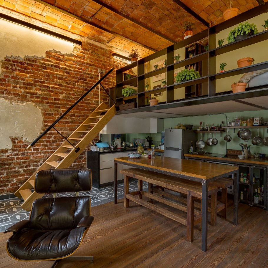 Домик в стиле лофт