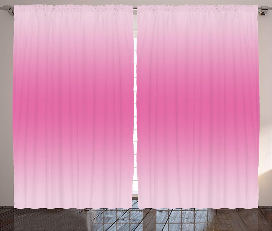 Тюль омбре со шторами