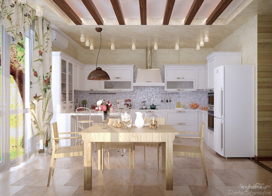 Нео Прованс интерьер кухни