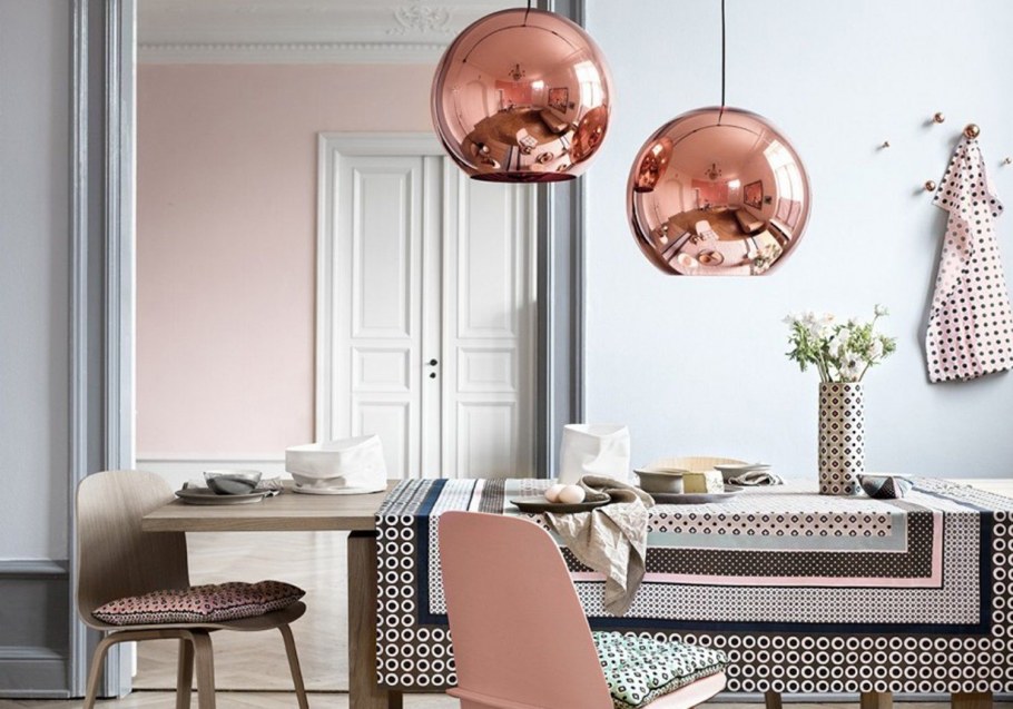 Интерьер в медных тонах