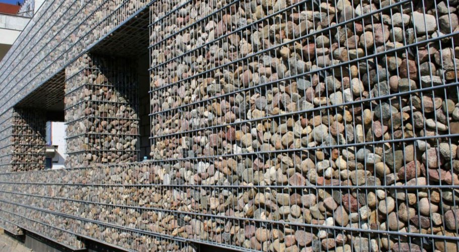 Террасирование габионами