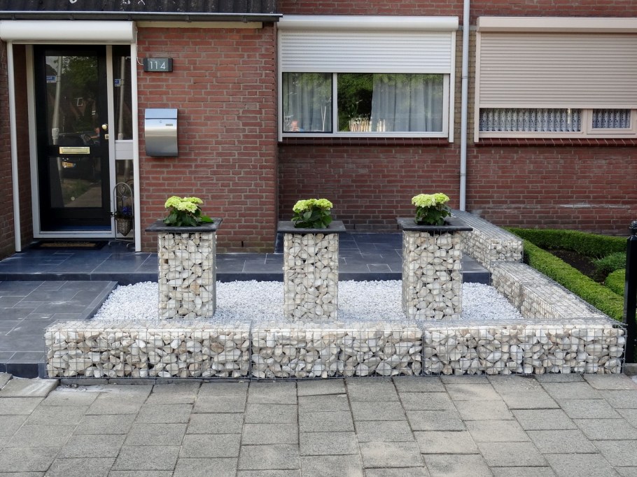 Габион цоколь