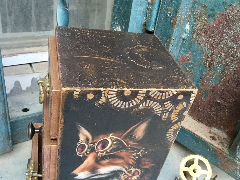 Полочка в стиле стимпанк