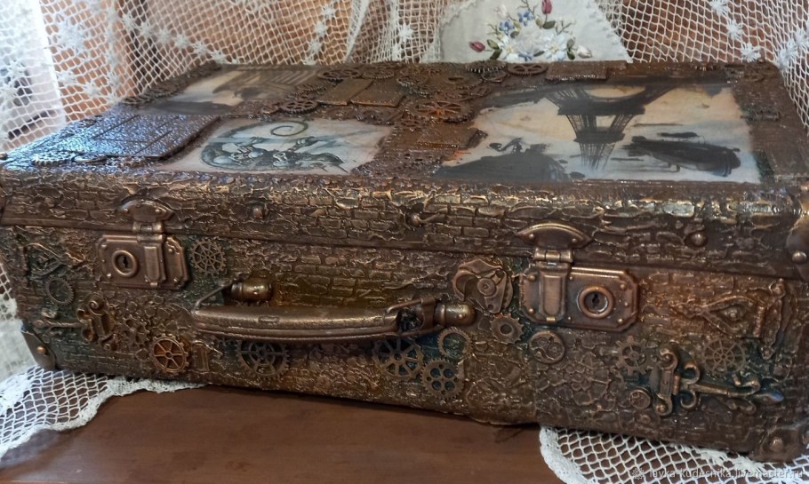 Светильники стимпанк лофт настольный