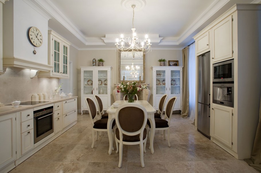 Кухня столовая современная классика