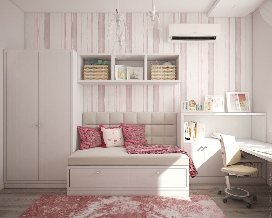 Интерьер спальни для девочки подростка